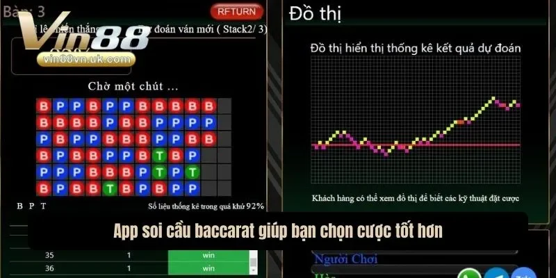 App soi cầu baccarat giúp bạn chọn cược tốt hơn