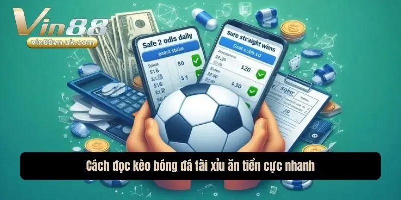 Cách đọc kèo bóng đá tài xỉu ăn tiền cực nhanh